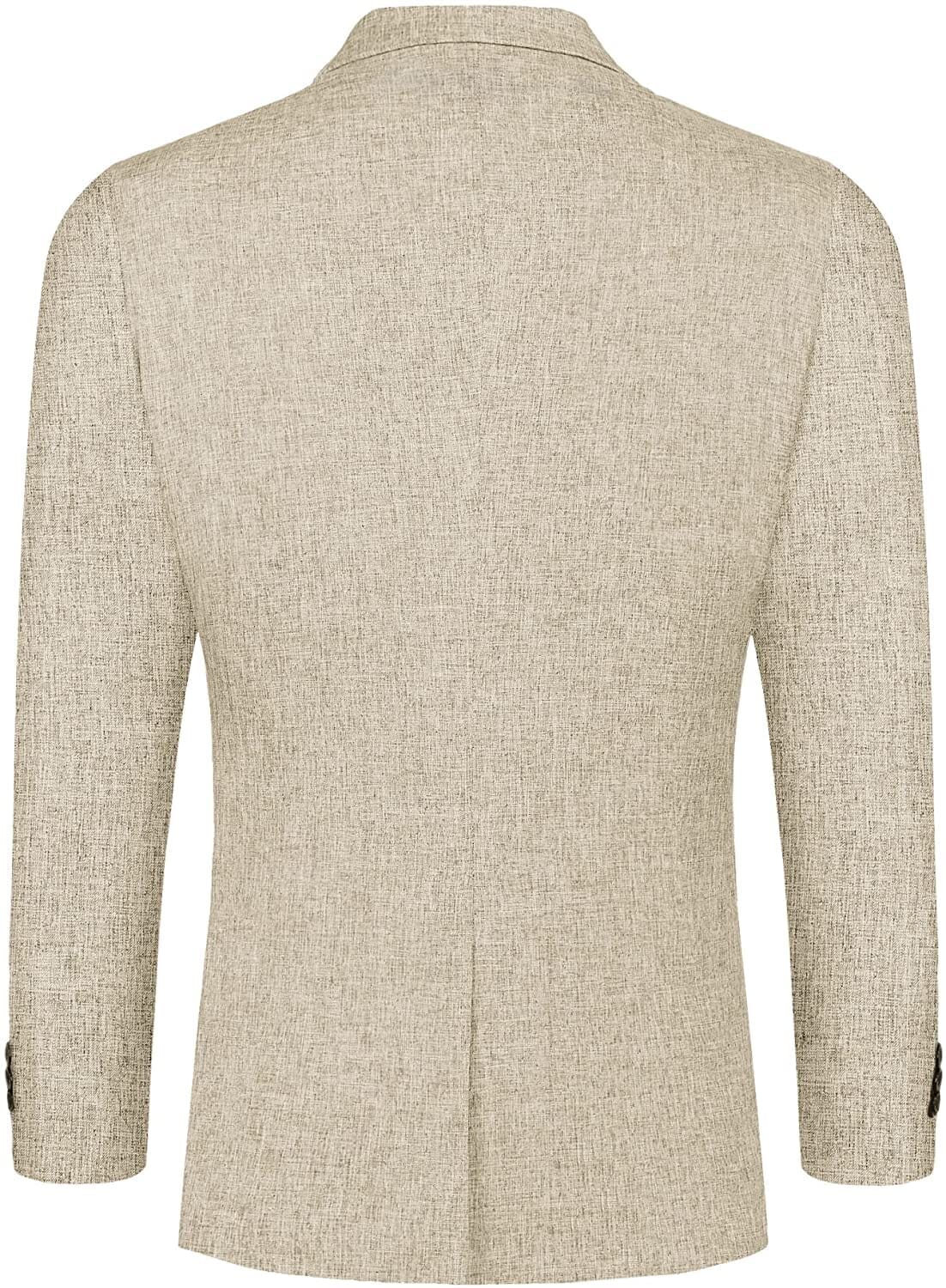 Men's Lightweight Linen-Look Two-Button Blazer