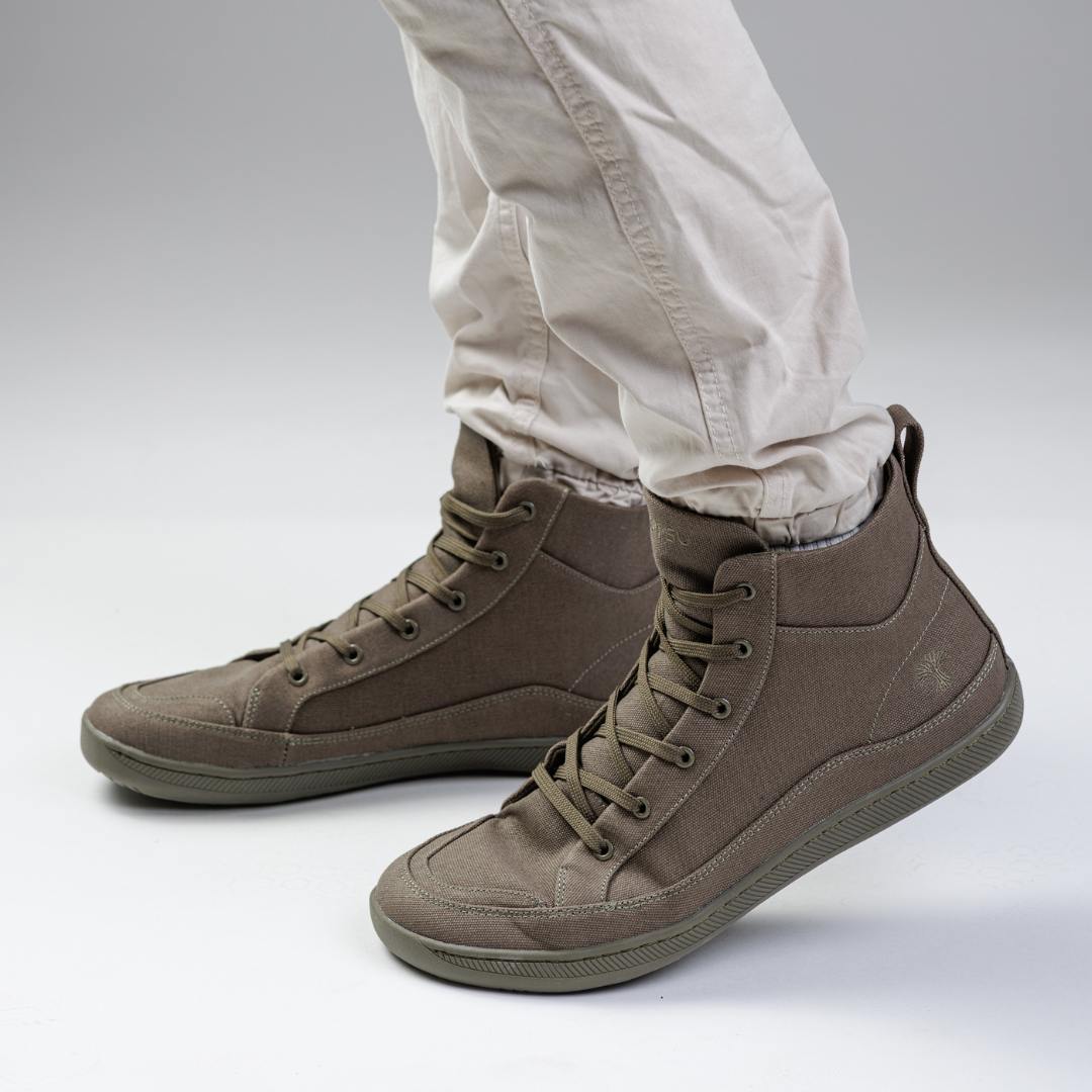 Barefoot High-Top Sneakers, Mushroom