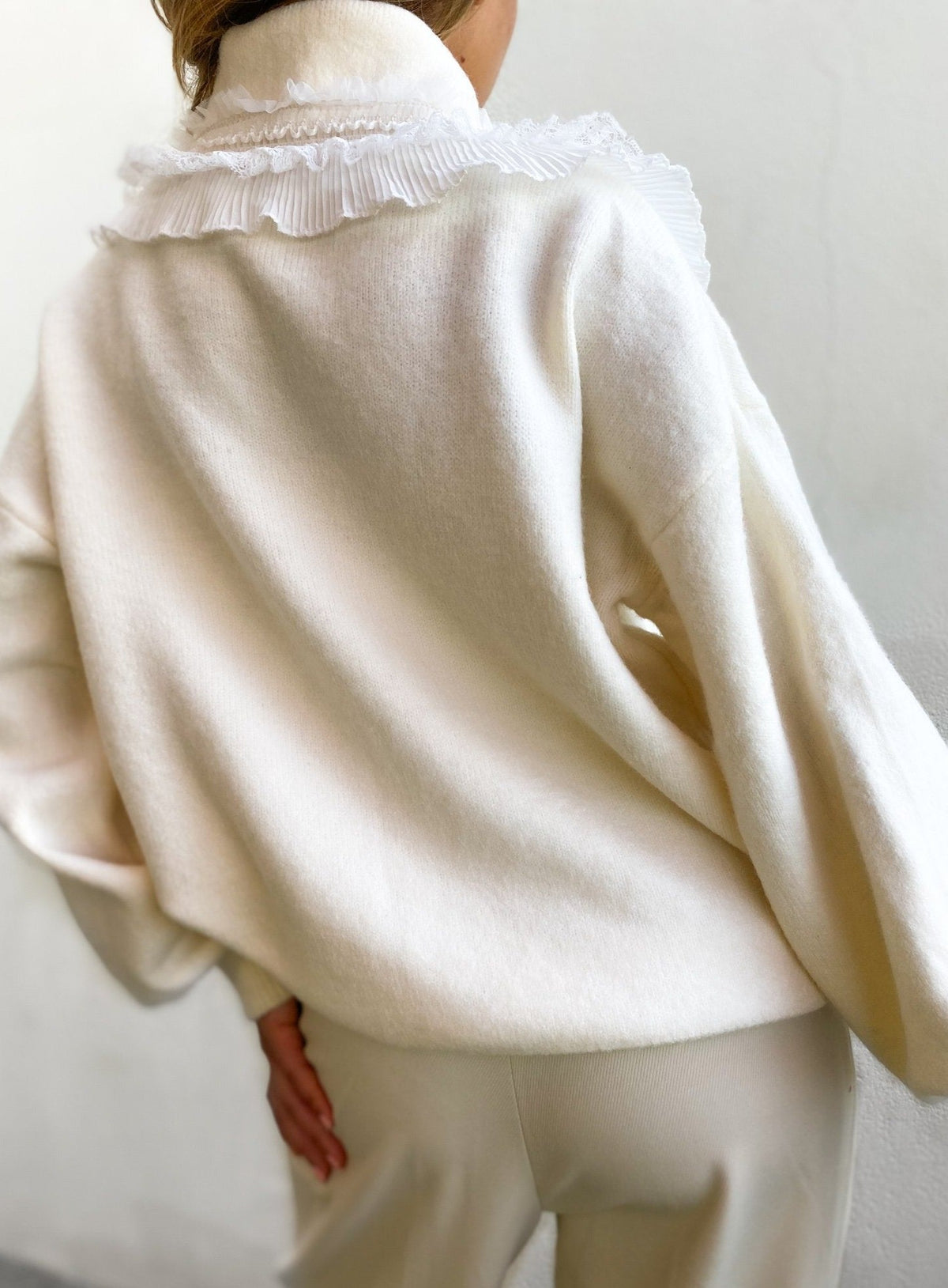 Shawl Collar Pearl Button Cardigan