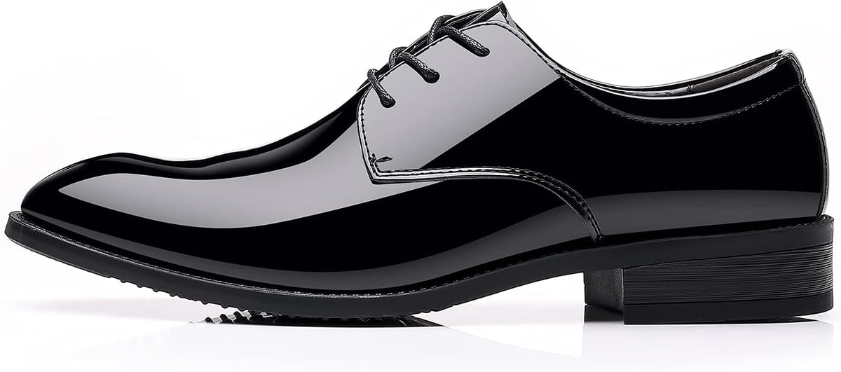 Men's White Dress Loafers Slip-On Formal Shoes
