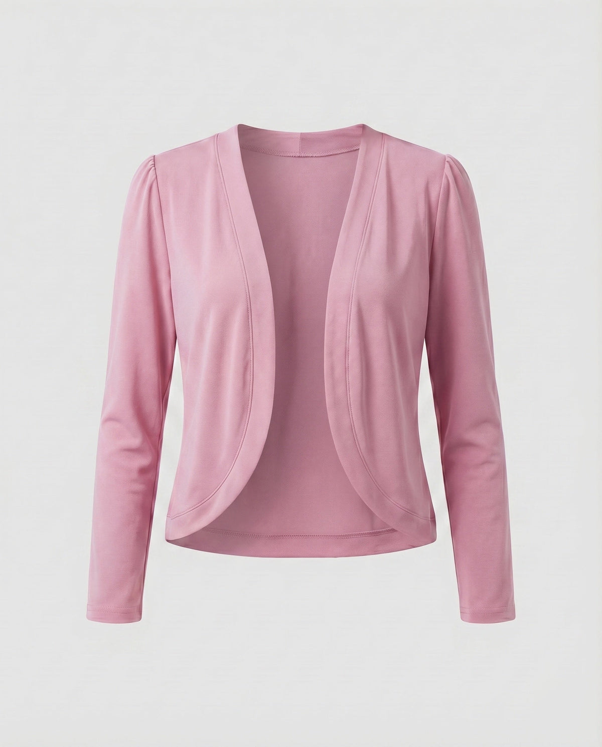 Bolero Blazer Womens Shawl Collar Open Front Tailored Fitted