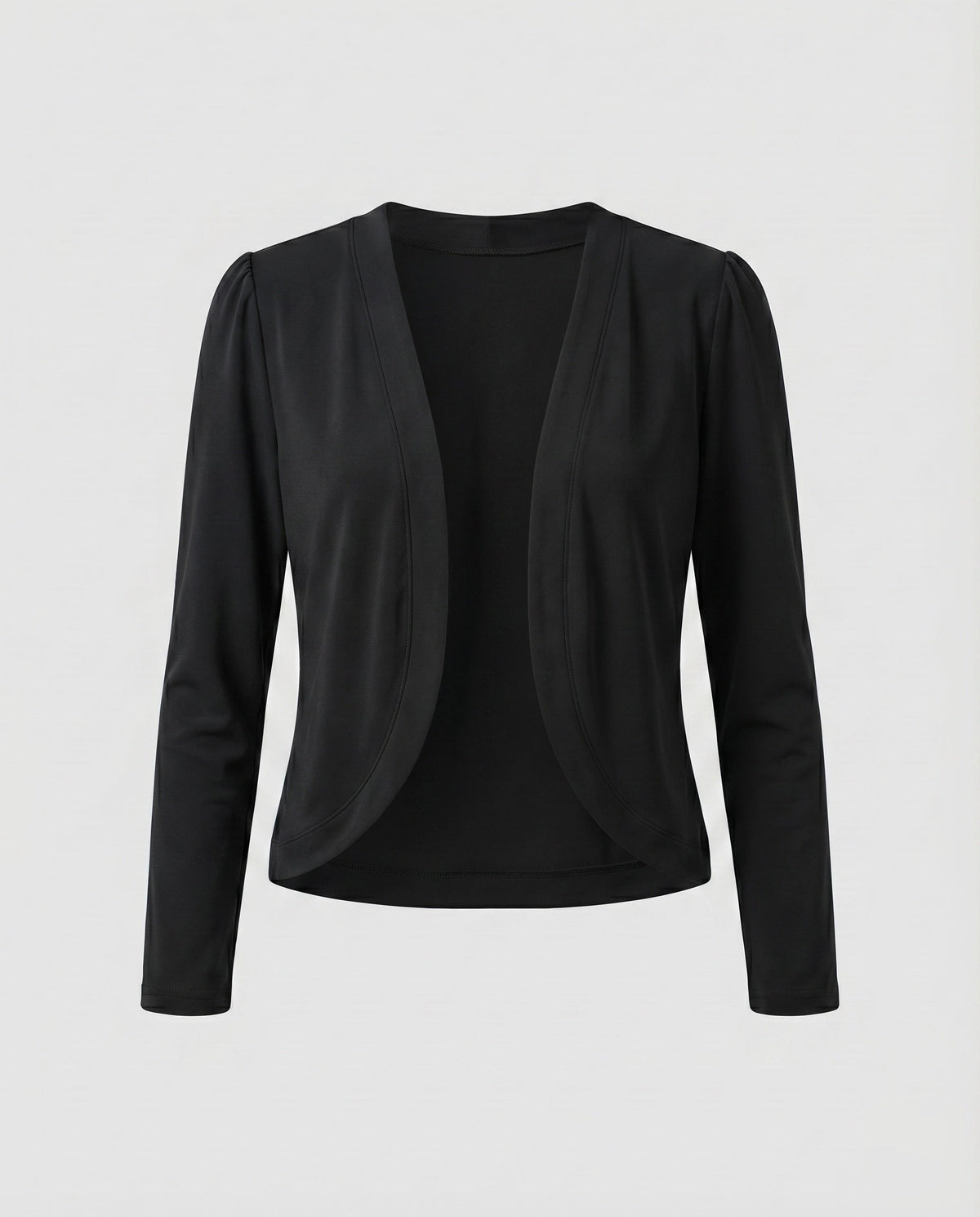 Bolero Blazer Womens Shawl Collar Open Front Tailored Fitted