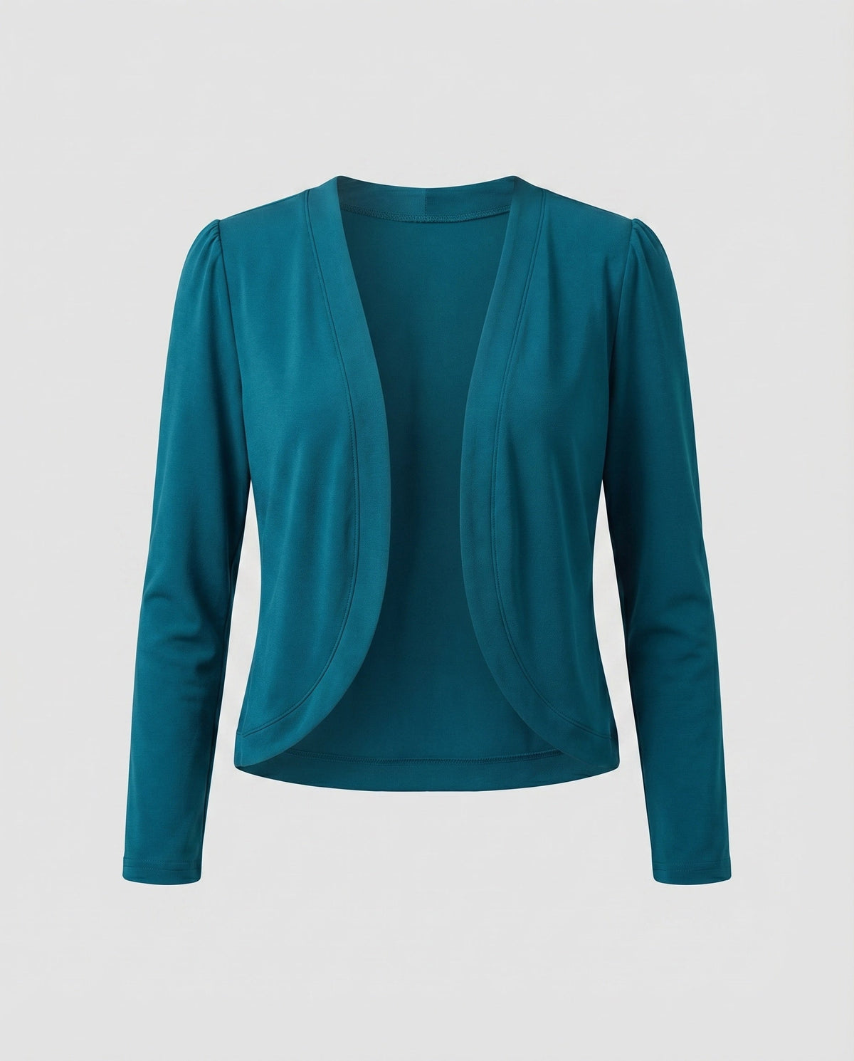 Bolero Blazer Womens Shawl Collar Open Front Tailored Fitted