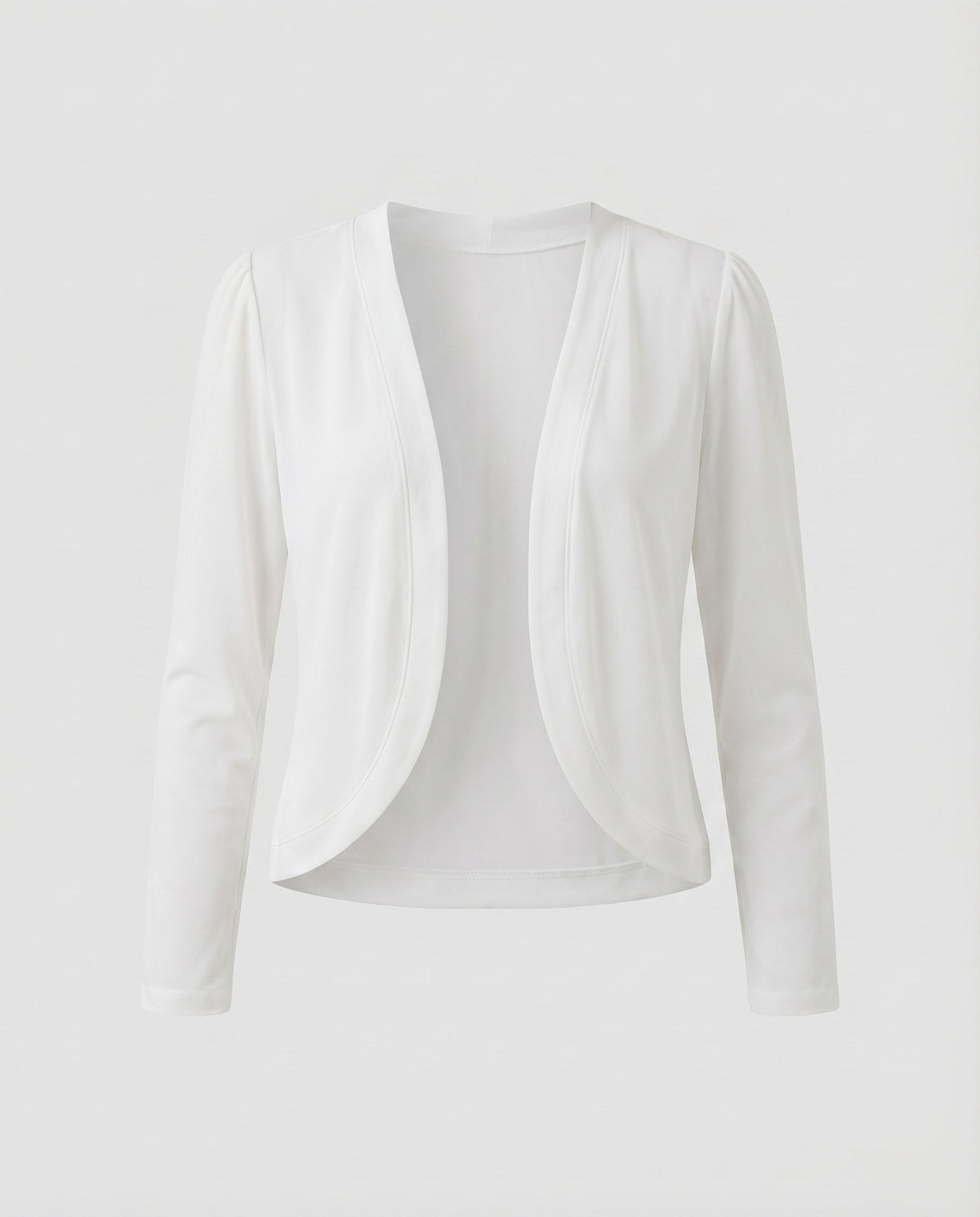 Bolero Blazer Womens Shawl Collar Open Front Tailored Fitted