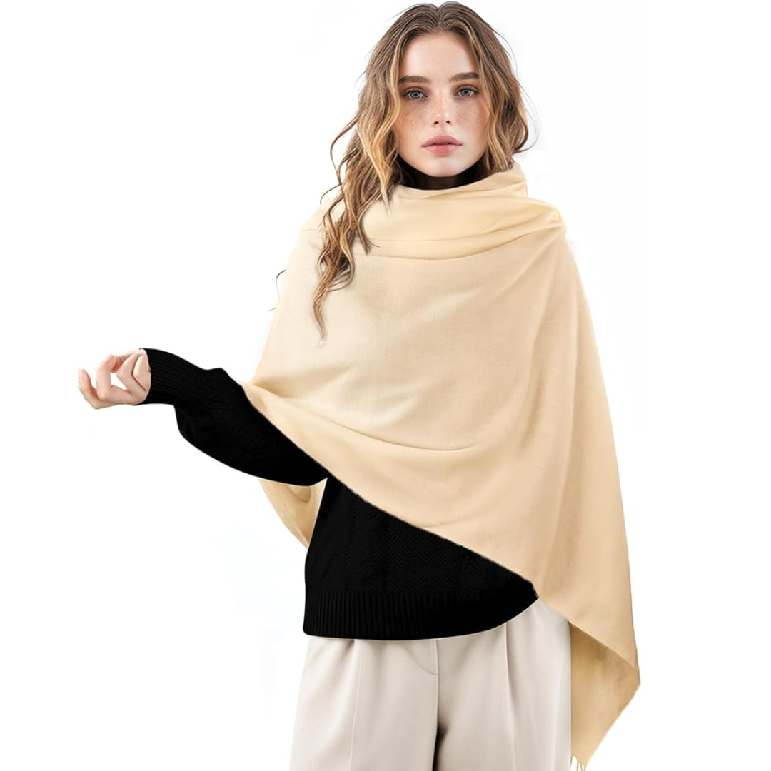 Women's Solid Cashmere Winter Scarf