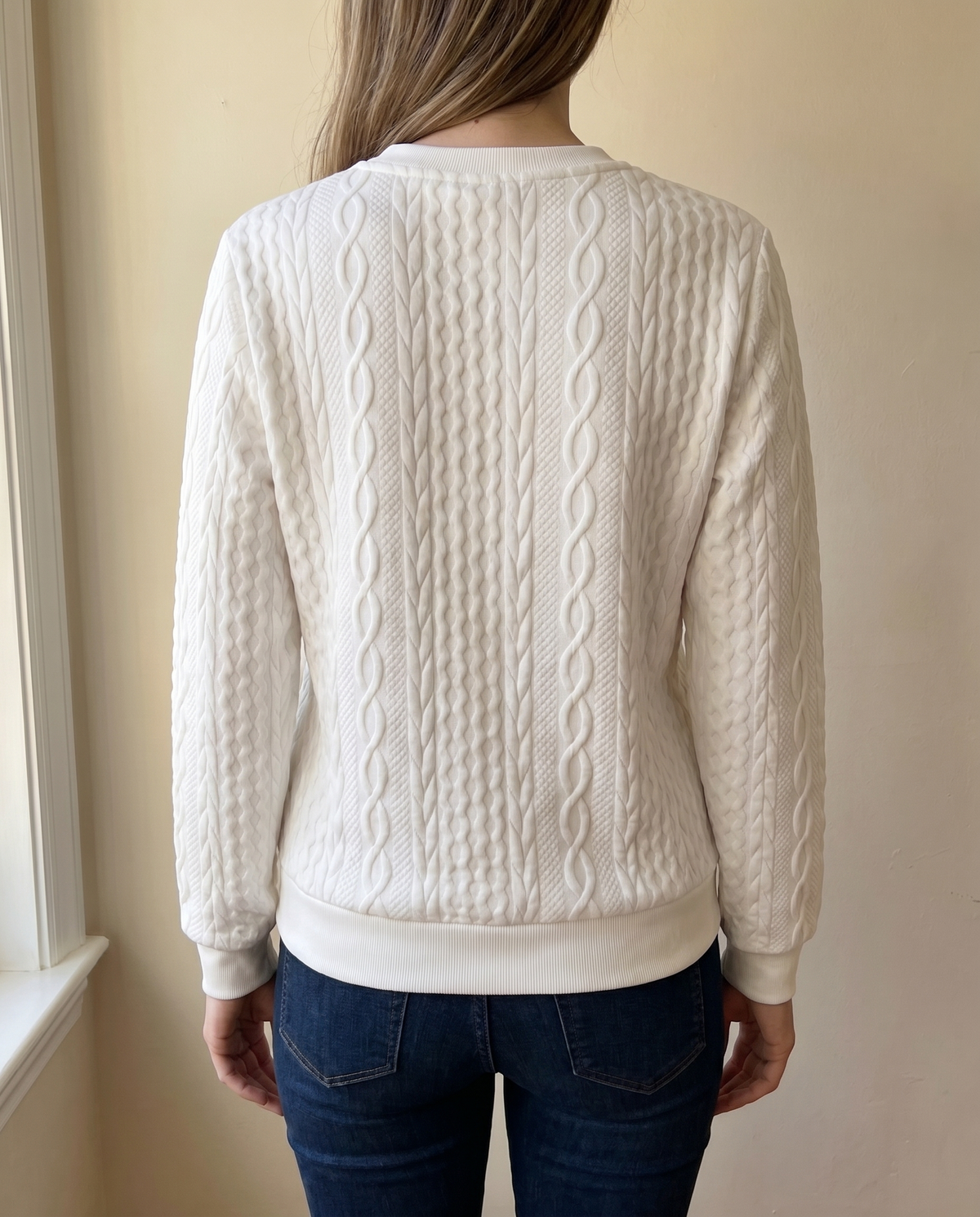 Women's Textured Quarter-Zip Sweatshirt