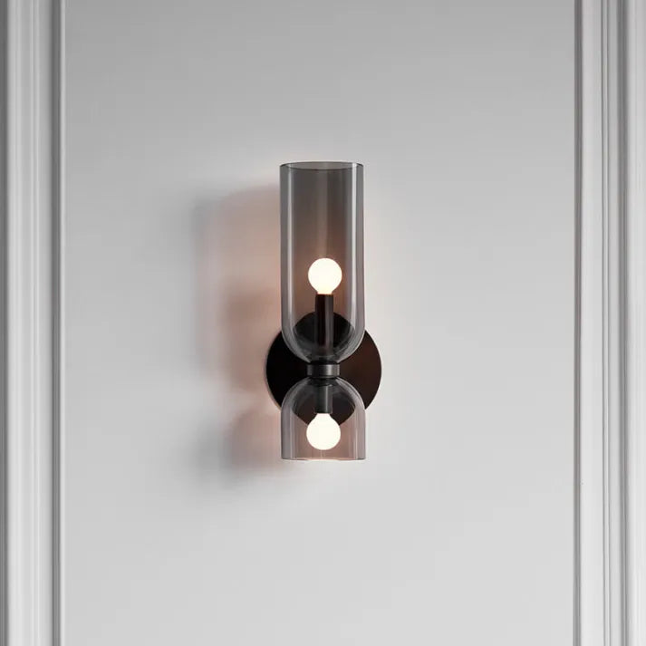 Double Head Glass Wall Sconce - Elegant Lighting for Your Space