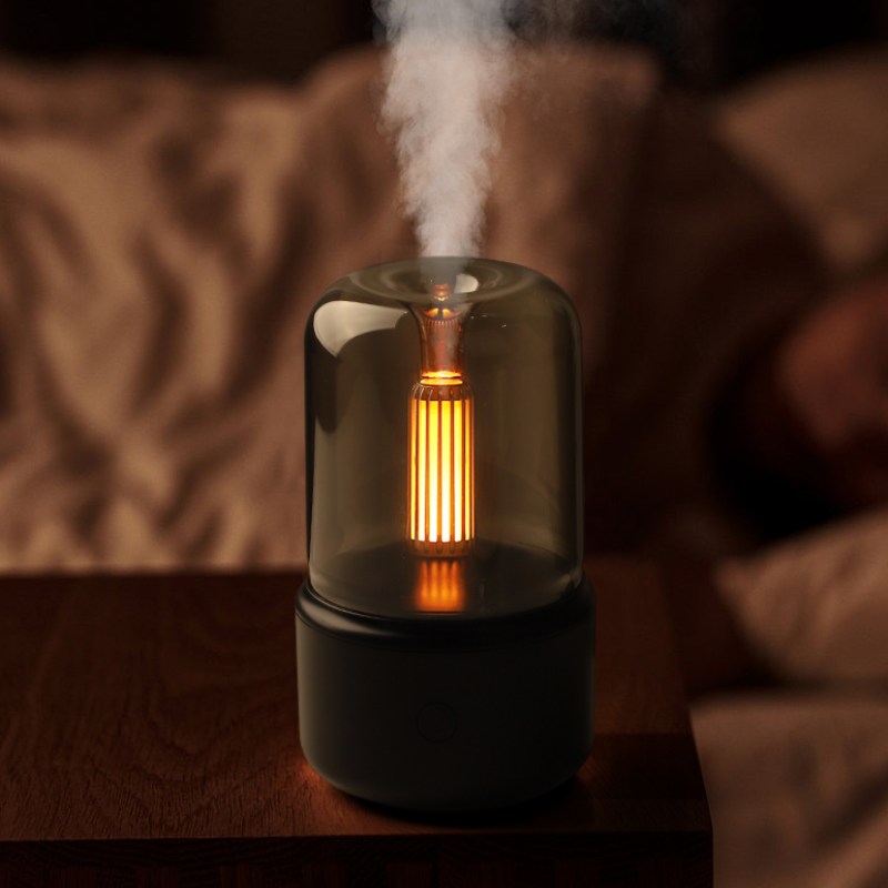 Candle Flame Aroma Diffuser Lamp