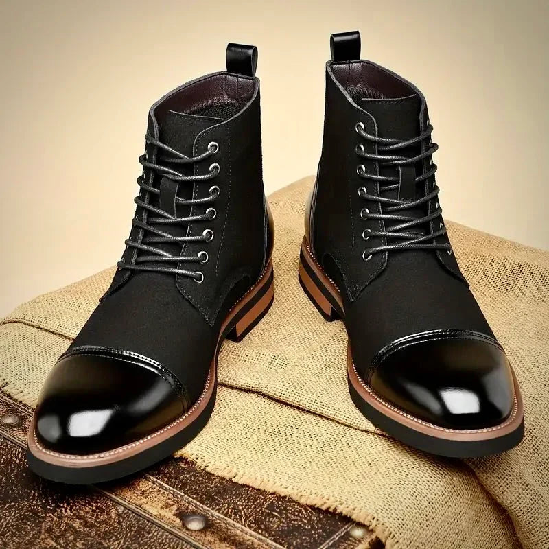 Men's Cap-Toe Oxford Lace-Up Boots