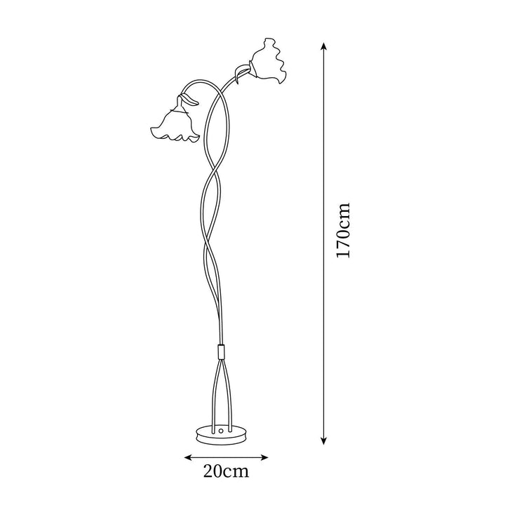 Calla Flower Floor Lamp