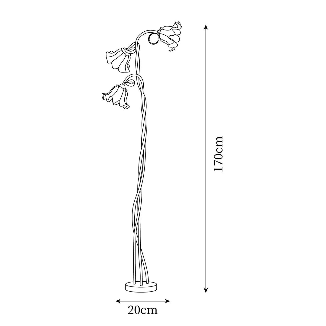 Calla Flower Floor Lamp