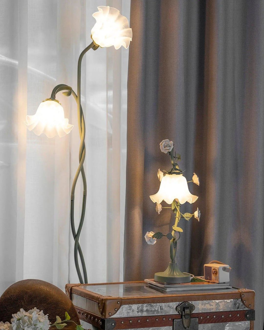 Calla Flower Floor Lamp