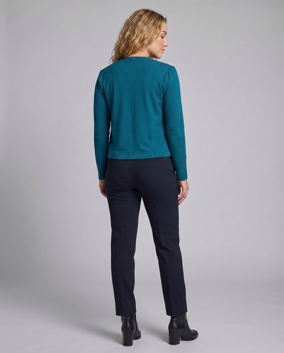 Bolero Blazer Womens Shawl Collar Open Front Tailored Fitted