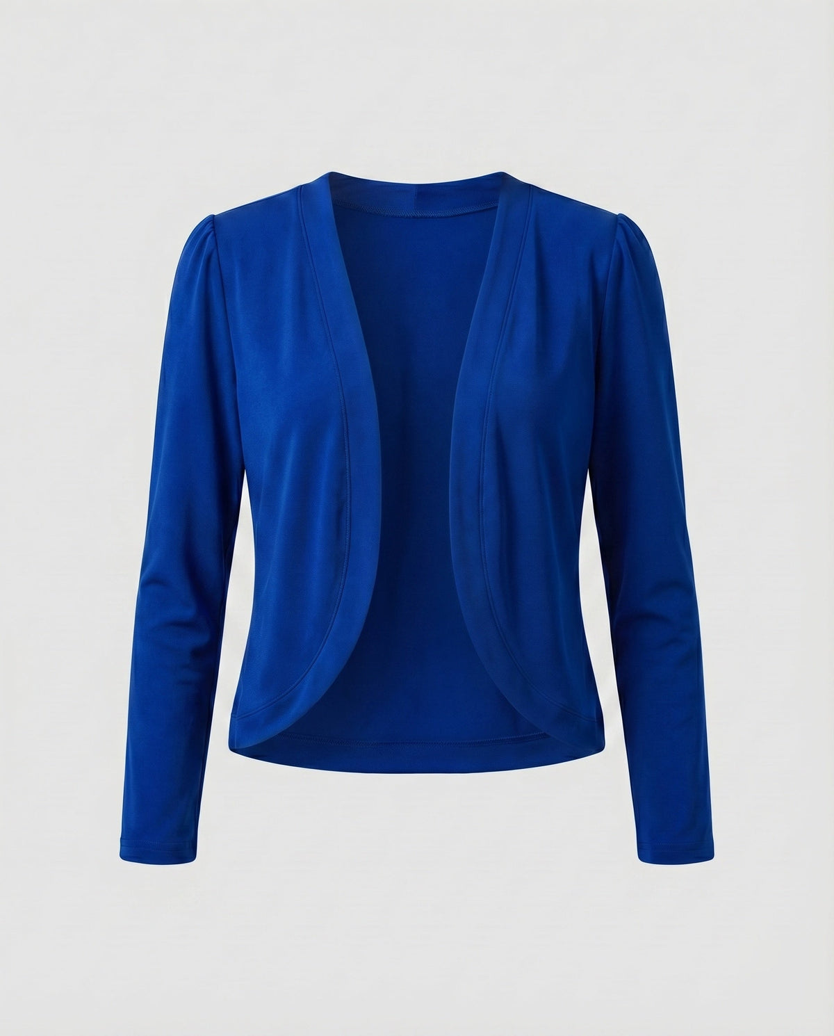 Bolero Blazer Womens Shawl Collar Open Front Tailored Fitted