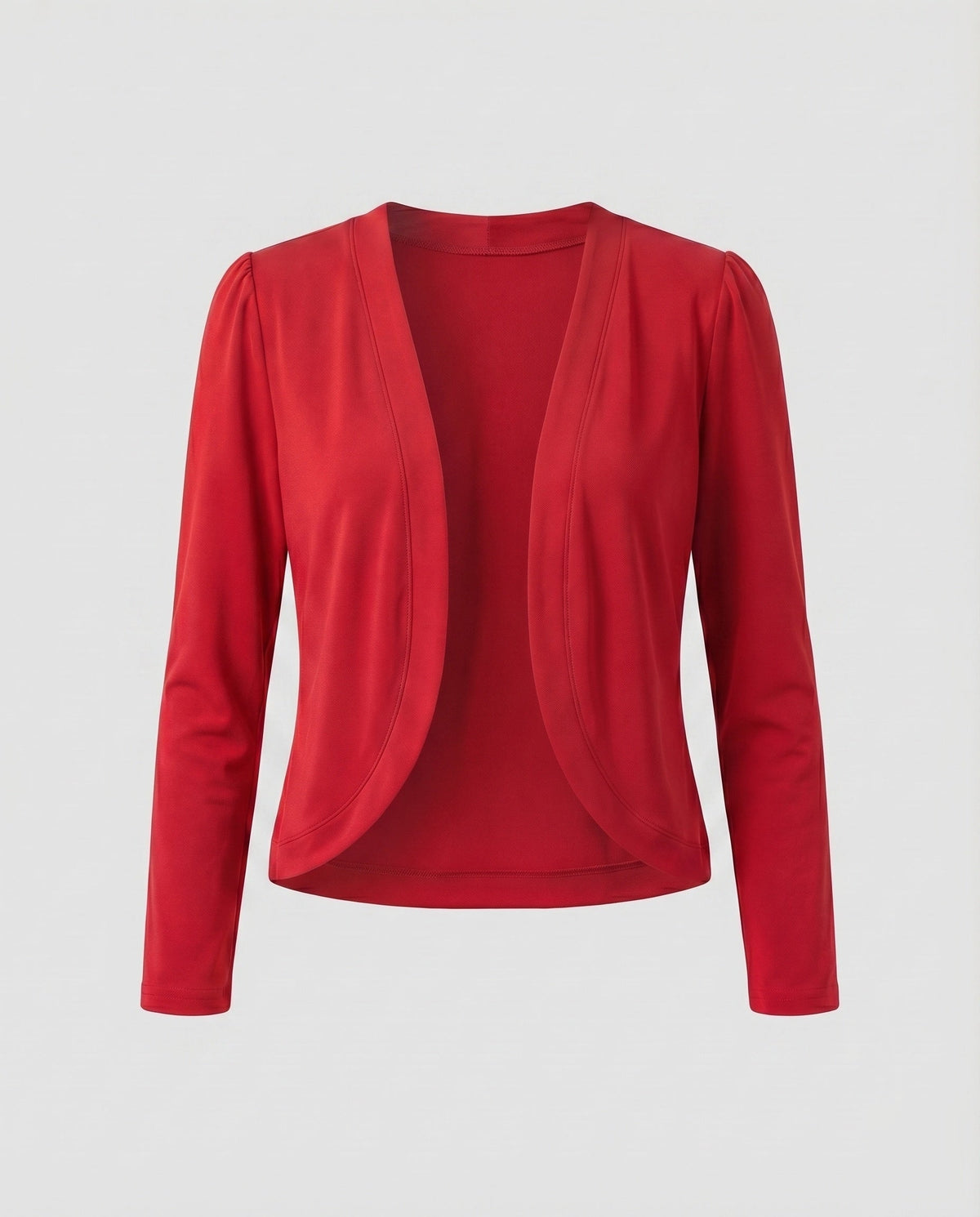 Bolero Blazer Womens Shawl Collar Open Front Tailored Fitted