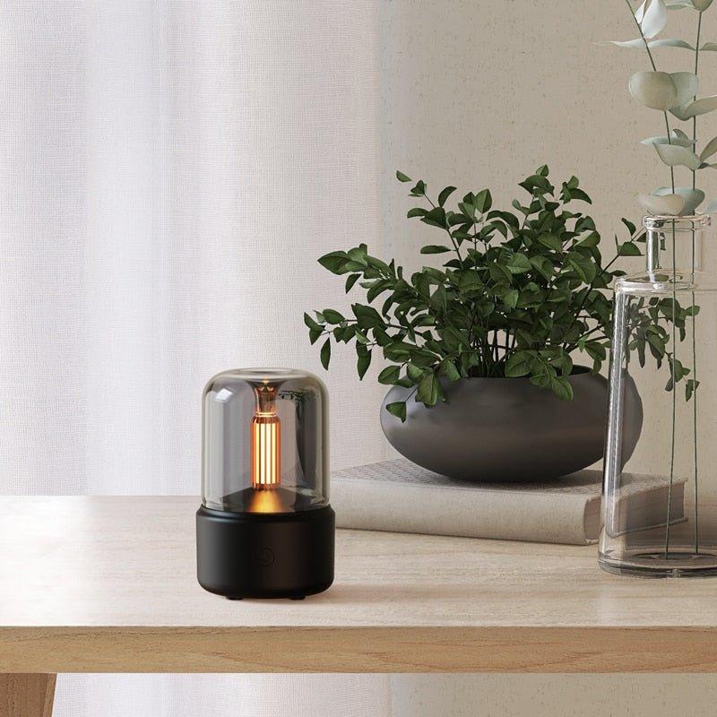 Candle Flame Aroma Diffuser Lamp