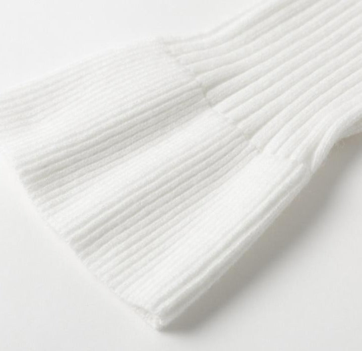 Ribbed Knit Sweater & Midi Skirt Set